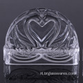 Unieke Double Swan Design Crystal Glass Servethouder